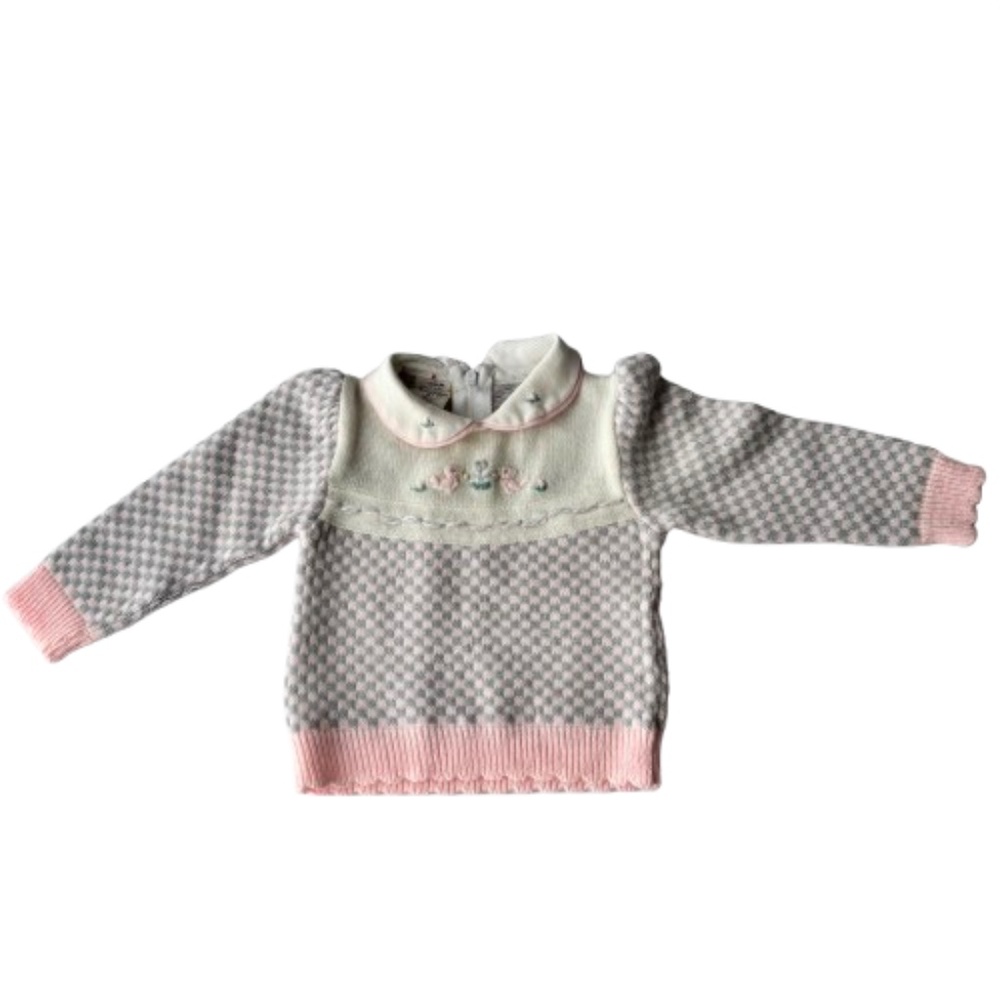 Vintage baby girl sweater